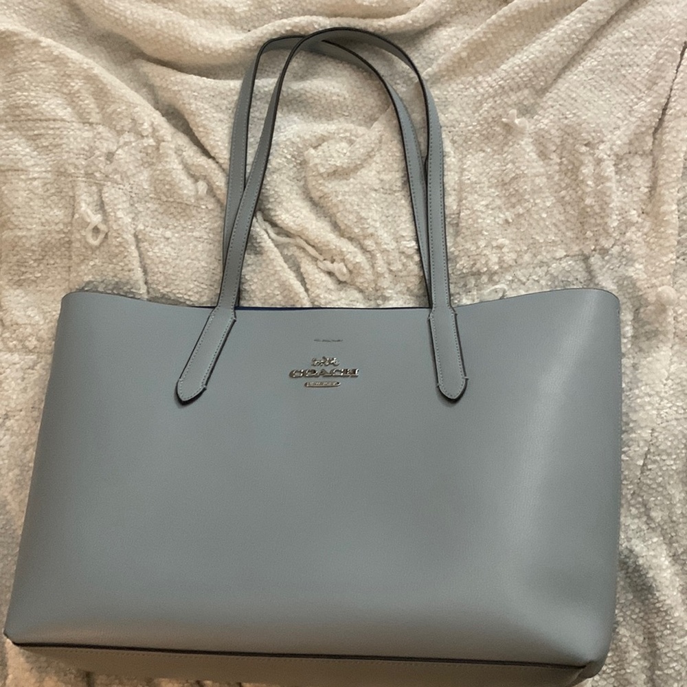 Blue Coach Bag Tote